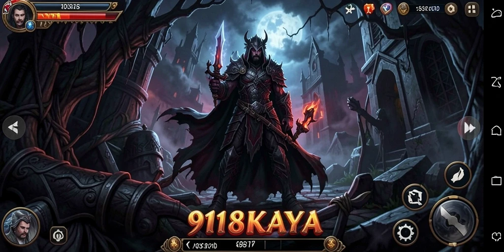 Screenshot gameplay <strong>918KAYA</strong> menampilkan suasana penuh ketegangan dan misteri.