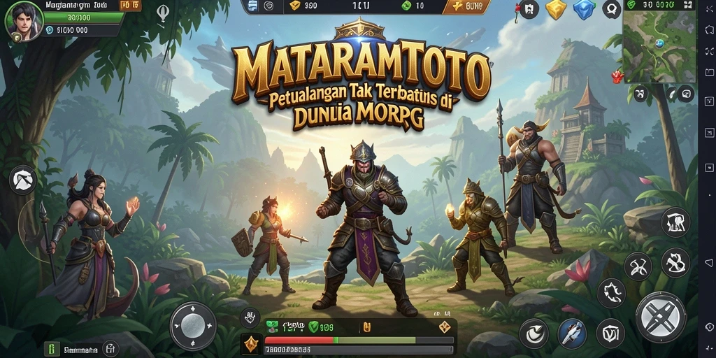 Tampilan gameplay seru di MATARAMTOTO dengan karakter yang beraksi.