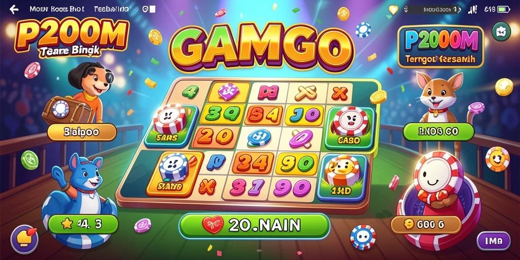 Tampilan menarik dari gameplay Bingo di P200M yang mengasyikkan.
