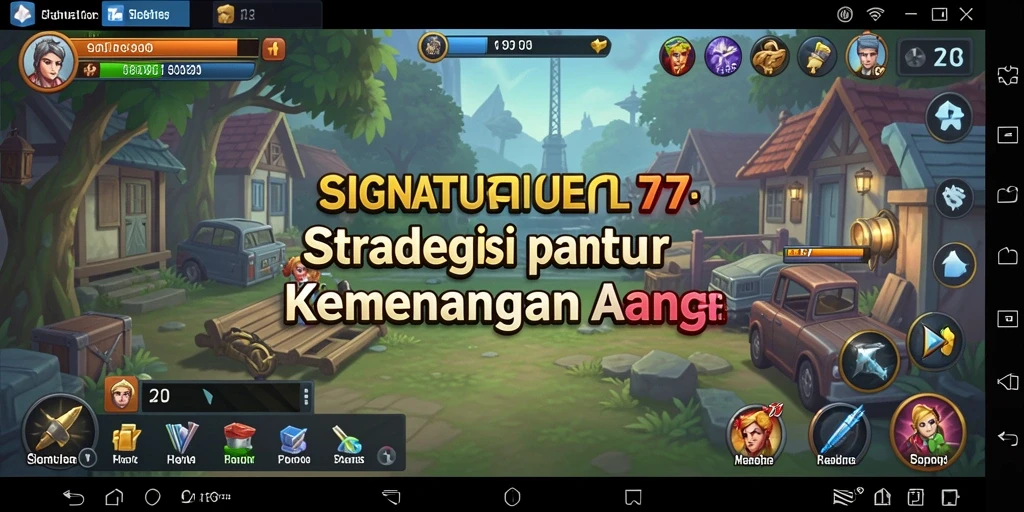 Gambaran menarik dari gameplay SIGNATURE77 yang menampilkan aksi strategi.